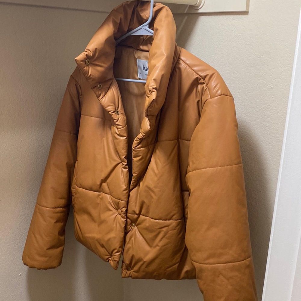 Camel Oversized Puffer - image 1